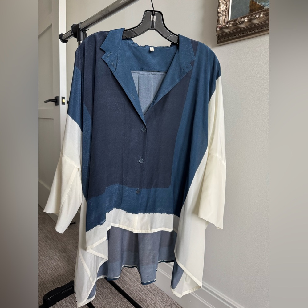 Annette Gortz 100% Silk Blouse - Picture 4 of 9